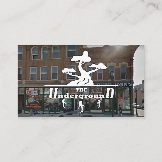 Carte De Visite Le centre d'affaires souterrain (Devant)