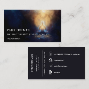 Carte De Visite Le Centre Intérieur Quiétude Méditative