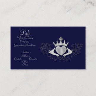 Carte De Visite Le Claddagh (Argent)