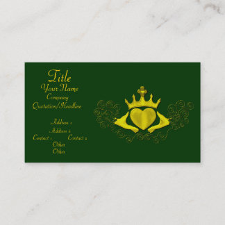Carte De Visite Le Claddagh (Or)