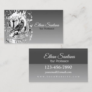 Carte De Visite Le Corbeau noir