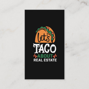 Carte De Visite Le courtier en immobilier Taco Lover Cite le gourm