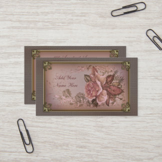 Carte De Visite Le cru rose s'est levé