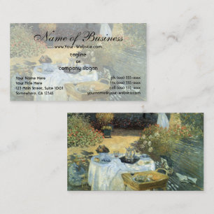 Carte De Visite Le déjeuner sur l'herbe de Claude Monet
