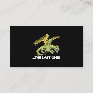 Carte De Visite Le Dernier Un Drôle Manger Dernier Unicorn T Rex D
