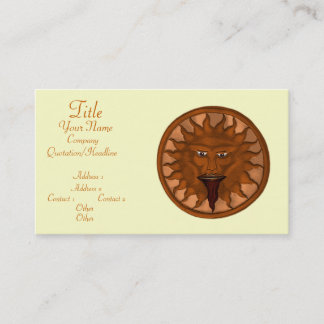 Carte De Visite Le Dieu du Soleil (Ra) (Bronze)