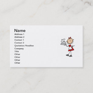 Carte De Visite Le dîner est servi