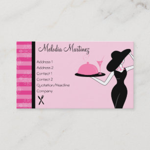 Carte De Visite Le dîner est servi