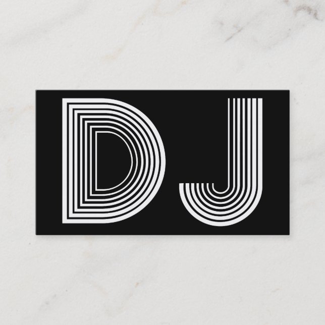 CARTE DE VISITE LE DJ (Devant)