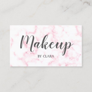 Carte De Visite le faux moderne élégant de rose en pastel et de