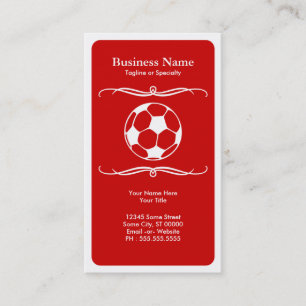 Carte De Visite le football de mod