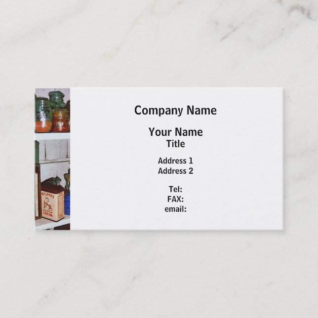 Carte De Visite Le Garde-Manger (Devant)