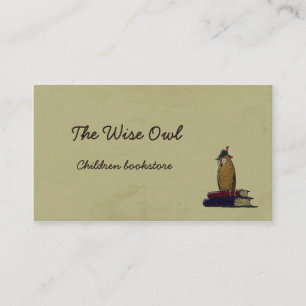 Carte De Visite Le hibou sage