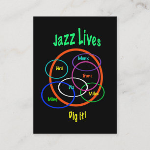 Carte De Visite Le jazz vit ATC