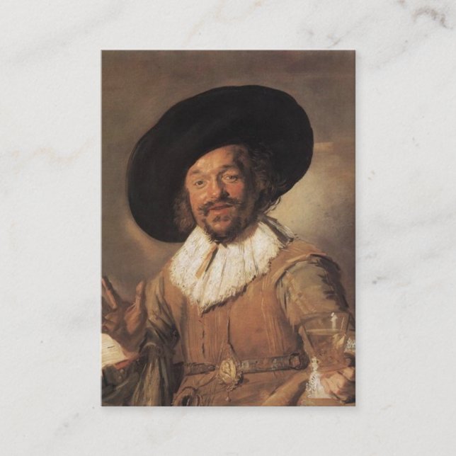 Carte De Visite Le joyeux buveur (Devant)