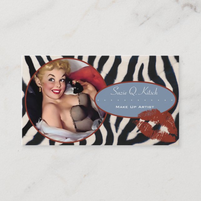 Carte De Visite Le kitsch Bitsch : Fascinant-Un-Zon (Devant)