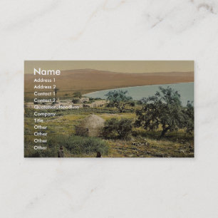 Carte De Visite Le lieu de naissance de Mary Magdalene, Magdala,