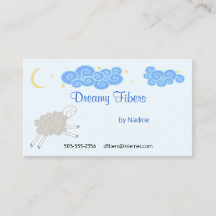 Carte De Visite Le magasin de fils Sheepy Dreams