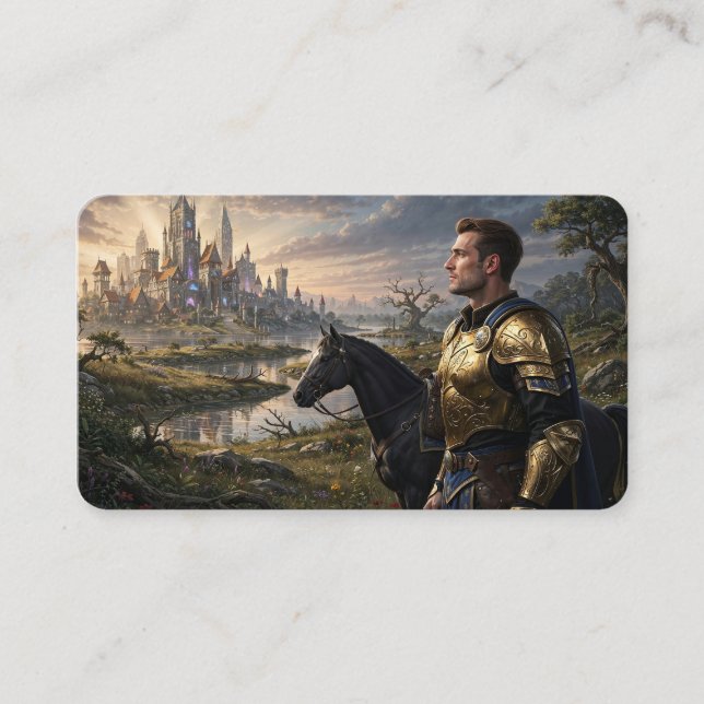 Carte De Visite Le marque-page du paladin voyageur (Devant)