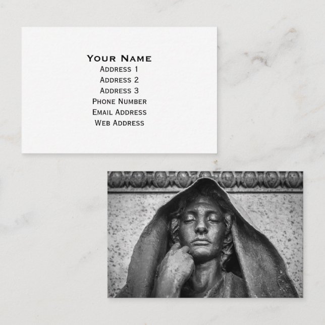 Carte De Visite Le Mémorial des Adams (Devant / Derrière)