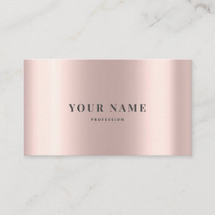 Carte De Visite Le minimaliste branché de l'Rose Gold Eyelash