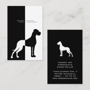 Carte De Visite Le noir et blanc est la couleur ici