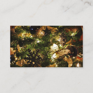 Carte De Visite Le papillon de Noël