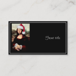 Carte De Visite Le Père Noël de Mona Lisa