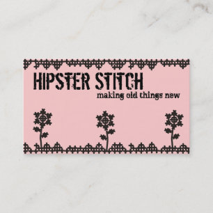 Carte De Visite Le point fait sur commande de croix de couleur