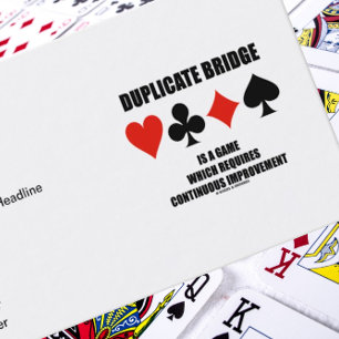Carte De Visite Le pont dupliqué nécessite une amélioration contin