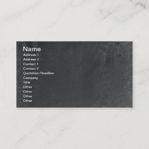 Carte De Visite Le poussier