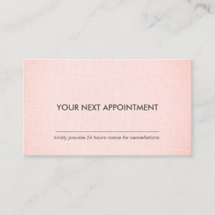 Carte De Visite Le professionnel rougissent le rendez-vous
