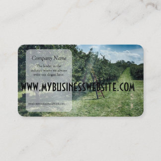 Carte De Visite Le rayon de la lumière frappe une échelle dans un