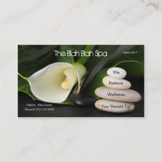 Carte De Visite Le spa fade fade - (pas un vrai spa)