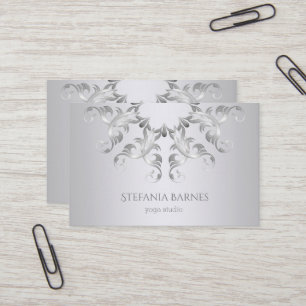 Carte De Visite Le style baroque entoure l'élément de gradient