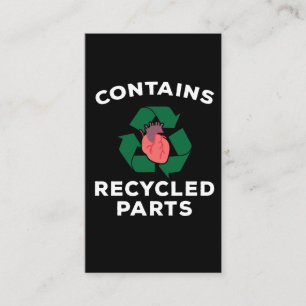 Carte De Visite Le survivant de la chirurgie cardiaque contourne l