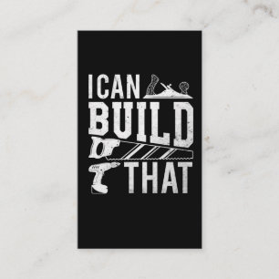 Carte De Visite Le travail du Humour père du charpentier amusant