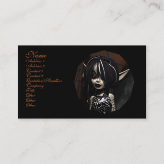 Carte De Visite Le Web Master Faery