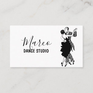 Carte De Visite Leçons Dance Studio