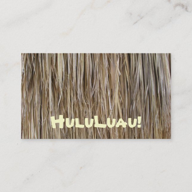 Carte De Visite Leçons de danse hawaïennes tropicales de (Devant)