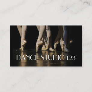 Carte De Visite Leçons de studio d'instructeur de danse Ballet