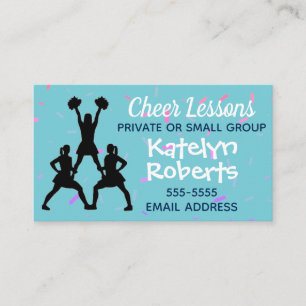 Carte De Visite Leçons plus chères Turquoise