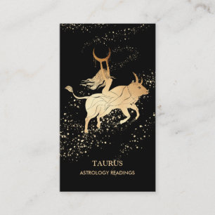 Carte De Visite *~* Lectures d'astrologie Zodiaque TAURUS Moon Bul
