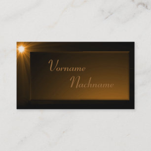 Carte De Visite LED Supernova bronze