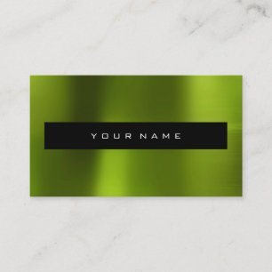 Carte De Visite Lemon Green Metallic Black Vip Fashion Liste