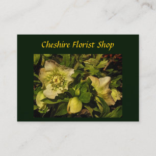 Carte De Visite Lenten Rose Hellebore Floriste