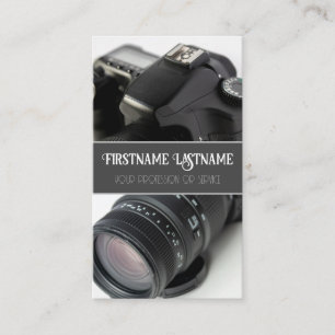 Carte De Visite Lentille photo reflex pour photographes Vidéograph