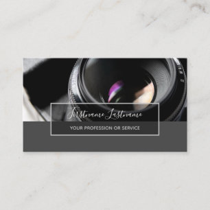 Carte De Visite Lentille photo reflex pour photographes Vidéograph