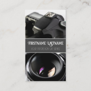 Carte De Visite Lentille photo reflex pour photographes Vidéograph