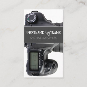 Carte De Visite Lentille photo reflex pour photographes Vidéograph